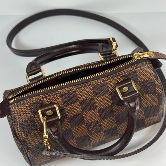 Louis Vuitton Damier Ebene Mini Sac HL Nano Speedy - Picture 14 of 16